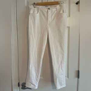 Style & Co Women’s Petite White Ankle Slim Jean Size 12 Petite